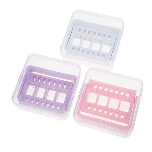HONITANO 3stücke Teiliges Nagelfräser Aufbewahrungsbox Praktischer Organizer Für Nagelpflege Aus Robustem Für Nagelstudios Und Zuhause von HONITANO