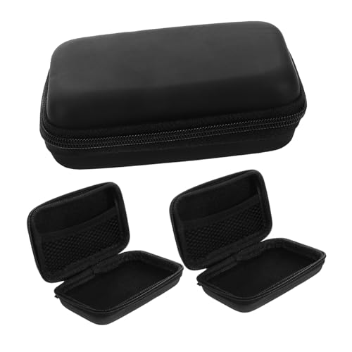 HONITANO 3stücke Tragbarer Kammhalter Wimpern-reiseetui Wimpernetui Mit Reißverschluss Aufbewahrungsbox Für Augenbrauen-waxing-zubehör Und Wimpernpinzetten Organizer Für von HONITANO