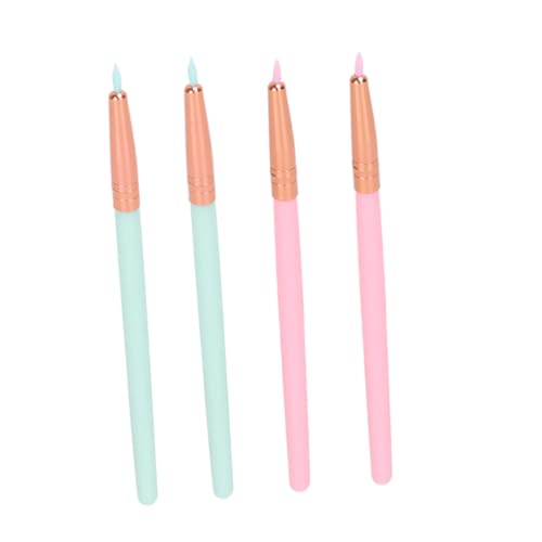 HONITANO 4stücke Teiliges Silikon Lippen-makeup Pinsel Für Lippenstift Und Lidschatten Tragbar Für Farb Und Glanzanwendung Für Anfänger Und Makeup-liebhaber von HONITANO