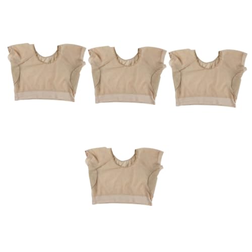 HONITANO 4stücke Damen Achselpads Für Starkes Schwitzen Atmungsaktive Unterarm-weste Mit Schweißpolstern Universelle Waschbar Und Komfortabel Für Alltag Und Sport von HONITANO