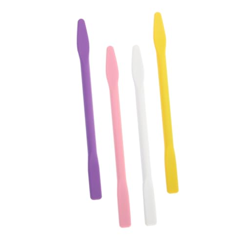 HONITANO 4 Stück Silikon Rührstäbe Wiederverwendbare Flexible Stir Sticks für Gesichtsmaske und Epoxidharz Hautfreundlich Langlebig Praktische DIY Kosmetik Tools in Weiß Wiederverwendbar HONITANO 4 Stück Silikon Rührstäbe Wiederverwendbare Flexible Stir Sticks für Gesichtsmaske und Epoxidharz Hautfreundlich Langlebig Praktische DIY Kosmetik Tools in Weiß Wiederverwendbar von HONITANO