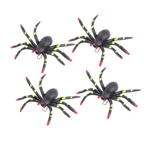 HONITANO 4 Stück Teiliges Halloween Haarclip mit Realistischem Spinnendesign Einzigartiges Haaraccessoire für Damen und Stilvoller Haarschmuck für Kostüm und Party Starke Halloween von HONITANO