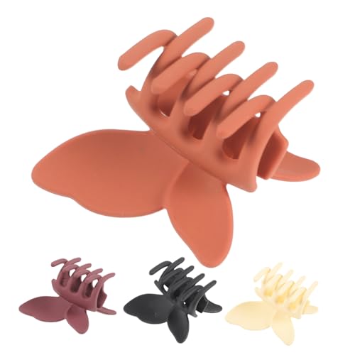 HONITANO 4 Stück Teiliges Schmetterling Haarkralle Rutschfest Haarschmuck für Damen Mädchen Alltag Party Styling von HONITANO