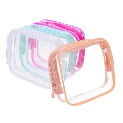 HONITANO 4 Stück Teiliges Transparentes Kosmetiktaschen aus Wasserdichtem mit Reißverschluss Großer Kapazität Leichte Kulturbeutel für Damen als Reise und Toilettenartikel Organizer HONITANO 4 Stück Teiliges Transparentes Kosmetiktaschen aus Wasserdichtem mit Reißverschluss Großer Kapazität Leichte Kulturbeutel für Damen als Reise und Toilettenartikel Organizer von HONITANO