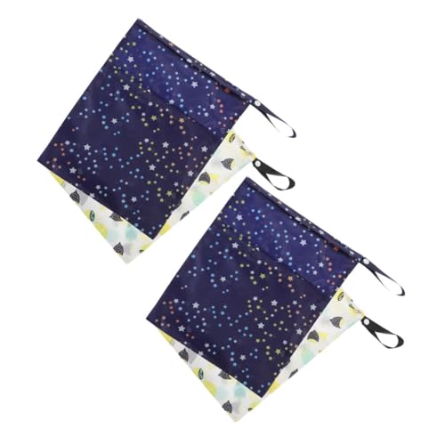 HONITANO 4 Stück Teiliges wasserdichte Wet Dry Bags für Stoffwindeln mit Reißverschluss Wiederverwendbar Waschbar Vielseitig für Reise Schwimmbad Wickeltasche und Aufbewahrung von HONITANO