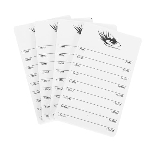 HONITANO 4 Stück Wimpern Display Board Wimpernpalette Pfropfen Wimpernhalter Make Up Palette Tablett Für Falsche Wimpern Organizer von HONITANO