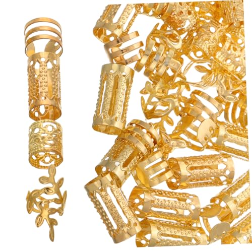 HONITANO 40 Stück Haarschmuck für Zöpfe aus Robustem Eisen DIY Dreadlocks Ringe Verstellbare Haarclips für Damen und Herren Modische Europäisch amerikanische HONITANO 40 Stück Haarschmuck für Zöpfe aus Robustem Eisen DIY Dreadlocks Ringe Verstellbare Haarclips für Damen und Herren Modische Europäisch amerikanische von HONITANO