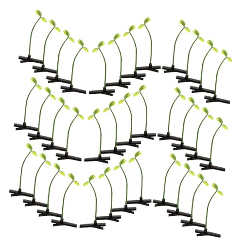 HONITANO 40 Stück Teiliges Kleine Pflanzen Haarspangen mit Vierblättrigem Kleeblatt Design Niedliche Frühlings Haarnadeln für Mädchen Vielseitige Haarschmuckclips für Dünnes und Dickes von HONITANO