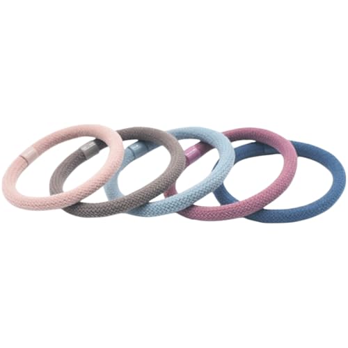 HONITANO 5stücke Teiliges Elastischer Haargummis Für Damen Hochwertige Haarbänder Für Charmante Frisuren Für Verschiedene Haartypen Bequem Und Praktisch Farben Zufällig von HONITANO