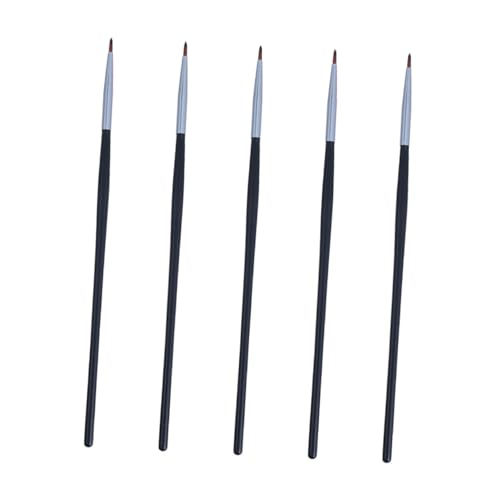 HONITANO 5 Stück Teiliges Eyeliner Lip Brush Kompakt und Leicht Präzise Applikatoren für Eyeliner Lip Mask und Lippenstift Tragbar für Professionelle Make Up Anwendung und Unterwegs von HONITANO