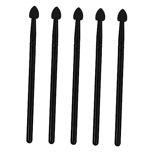 HONITANO 5 Stück Teiliges Multifunktionales Lidschatten Pinselset aus Wiederverwendbarem Silikon Weich und Langlebig Tragbar für Anfänger und Profis für Augen Make Up und Gesichtspflege von HONITANO