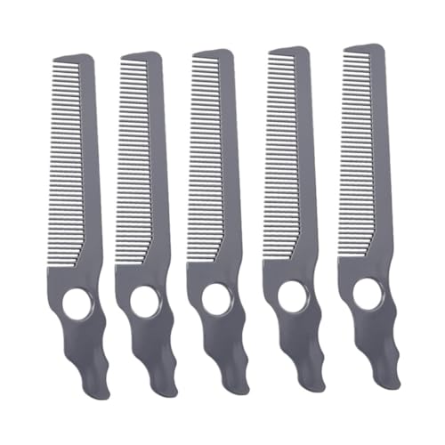 HONITANO 5Stücke Teiliges Friseurkamm Antistatischer Stylingkamm für Herren Professionelles Haarschneidewerkzeug für Verschiedene Haartypen Langlebig und Ergonomisch Gestaltet HONITANO 5Stücke Teiliges Friseurkamm Antistatischer Stylingkamm für Herren Professionelles Haarschneidewerkzeug für Verschiedene Haartypen Langlebig und Ergonomisch Gestaltet von HONITANO