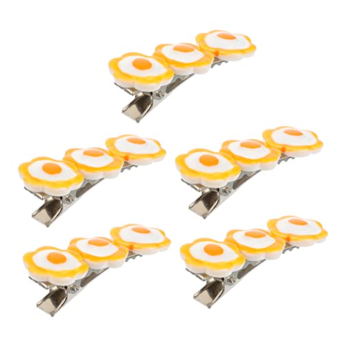 HONITANO 5stücke Junge Mädchen Haarspangen Ei Form Haarnadel-clips Für Kleinkinder Geburtstag Party Junge Mädchen Haarschmuck Für Frisur Accessoires von HONITANO