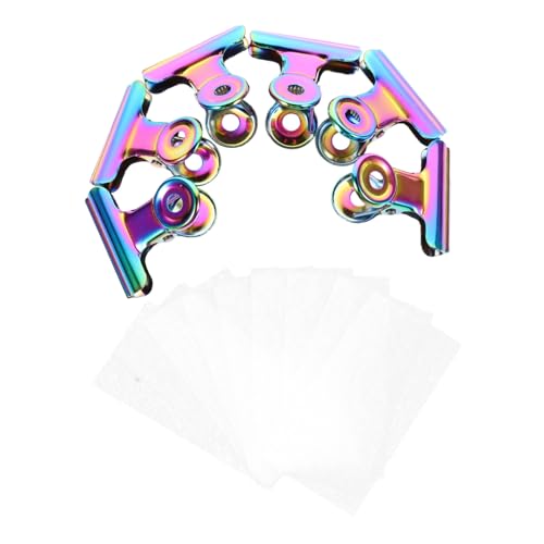 HONITANO 6 Stück Nagelverlängerungsfasern Nagelverlängerung aus Fiberglas X nagelclips nagelspange Nagelverlängerungswerkzeugset nailkndy Nagelbefestigungsclip Schreibwarenclips Aufkleber von HONITANO