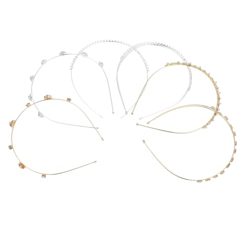 HONITANO 6stücke Elegantes Perlen-haarband Mit Strass Für Frauen Und Mädchen Teiliges Für Hochzeiten Und Festliche Anlässe Stilvoller Kopfschmuck Für Jeden Look von HONITANO