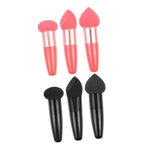HONITANO 6 Stück Teiliges Beauty Makeup Schwamm mit Ergonomischem Handgriff Weiche Pads für Präzises Auftragen von Foundation und Concealer Langlebig und Vielseitig für Damen und Profis HONITANO 6 Stück Teiliges Beauty Makeup Schwamm mit Ergonomischem Handgriff Weiche Pads für Präzises Auftragen von Foundation und Concealer Langlebig und Vielseitig für Damen und Profis von HONITANO
