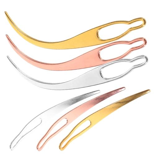 HONITANO 6 Stück Teiliges Dreadlock häkelnadel Gebogenen und Halbmondförmigen Nadeln Glatte Oberfläche für Schonendes Haarstyling Vielseitig zum Flechten Retighten und Reparieren von HONITANO 6 Stück Teiliges Dreadlock häkelnadel Gebogenen und Halbmondförmigen Nadeln Glatte Oberfläche für Schonendes Haarstyling Vielseitig zum Flechten Retighten und Reparieren von von HONITANO