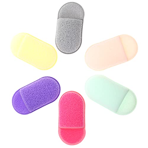 HONITANO 6 Stück Teiliges Gesichtsreinigungsschwämme Wiederverwendbare Make Up Entferner Pads für Sanfte Hautreinigung und Peeling für Hauttypen Zufällige Farbe Zufällige Farbe HONITANO 6 Stück Teiliges Gesichtsreinigungsschwämme Wiederverwendbare Make Up Entferner Pads für Sanfte Hautreinigung und Peeling für Hauttypen Zufällige Farbe Zufällige Farbe von HONITANO