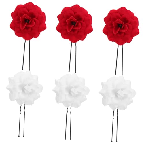 HONITANO 6stücke Teiliges Rosen-haarspangen Für Hochzeiten Elegante Haarnadeln Für Damen Rutschfest Und Komfortabel Geeignet Für Verschiedene Frisuren Und Haarfarben Für Besondere von HONITANO