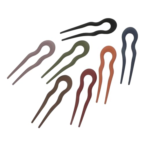 HONITANO 7 Stück Teiliges U Förmige Haargabeln French Hair Pins Haarschmuck Damen Haarstecker für Festes Styling Rutschfestes Design Bunte Farben für Stilvolle Hochsteckfrisuren von HONITANO