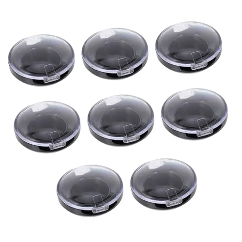HONITANO 8 Stück Teiliges Lidschatten Sub Storage Kompakte Leichte Aufbewahrungsboxen für Kosmetik Wiederverwendbare Praktische Behälter für Lidschatten Nachfüllungen Tragbar für Unterwegs von HONITANO