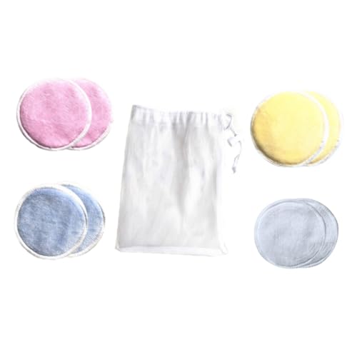 HONITANO 8 Stück Teiliges Waschbare Abschminkpads aus Dreilagiger Baumwolle Wiederverwendbare Make up entferner Pads mit Aufbewahrungsnetzbeutel Sanftes Reinigungspad für Gesicht und HONITANO 8 Stück Teiliges Waschbare Abschminkpads aus Dreilagiger Baumwolle Wiederverwendbare Make up entferner Pads mit Aufbewahrungsnetzbeutel Sanftes Reinigungspad für Gesicht und von HONITANO