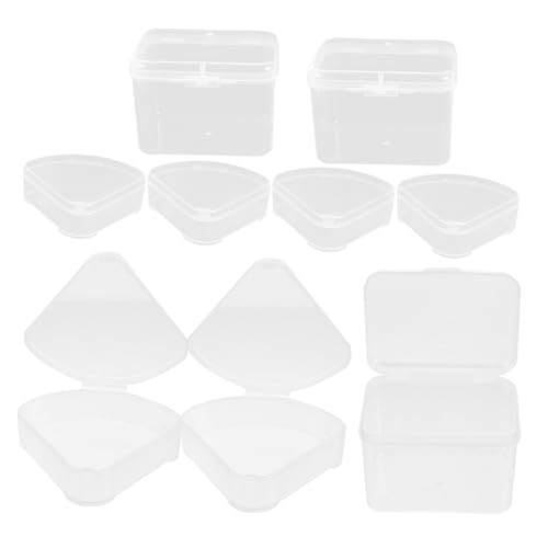 HONITANO 9 Stück Teiliges Transparentes Beauty Sponge Aufbewahrungsset Kompakte Kunststoffbox für Makeup Schwämme und Puderquaste Praktische Kosmetik Organizer Box für Ordentliche von HONITANO