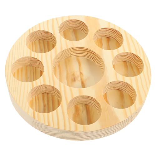 HONITANO Ätherisches Öl Aufbewahrungsbox Rund Fächer Abriebfestes Druckbeständiges Flaschenregal Praktischer Organizer für Zuhause und Massagepraxis von HONITANO
