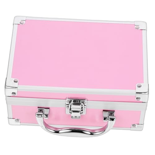 HONITANO Alu Kosmetikkoffer Tragbar Make-up-organizer Box Aufbewahrungsbox Für Nagelzubehör Kosmetikbox Reisen Make-up-etuis Aus Aluminiumlegierung von HONITANO