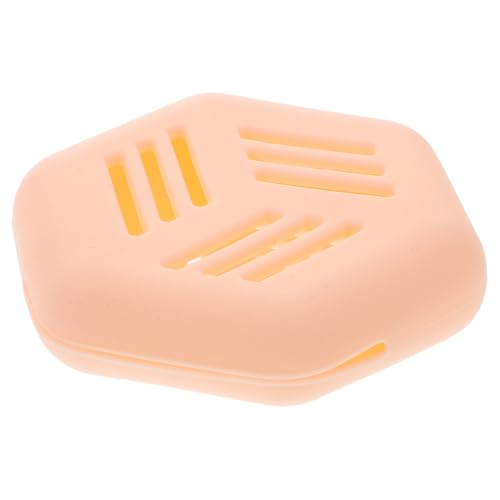 HONITANO Atmungsaktives Silikon Puderquaste Aufbewahrungsbox Staubdicht für Trockene und Nasse Make up Schwämme Tragbares Beauty Schwamm Etui Organizer für Kosmetikartikel und von HONITANO