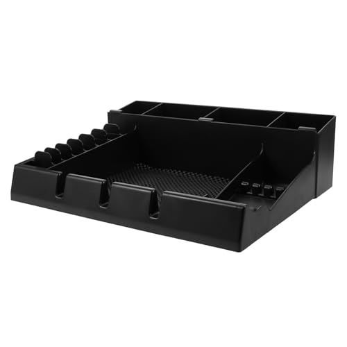 HONITANO Barber Clipper Organizer Tray aus Langlebigem Abs Stoßfest Praktischer Aufbewahrungskasten für Friseurscheren und Haarschneidemaschinen Professionelles Zubehör für Ordentlichen von HONITANO