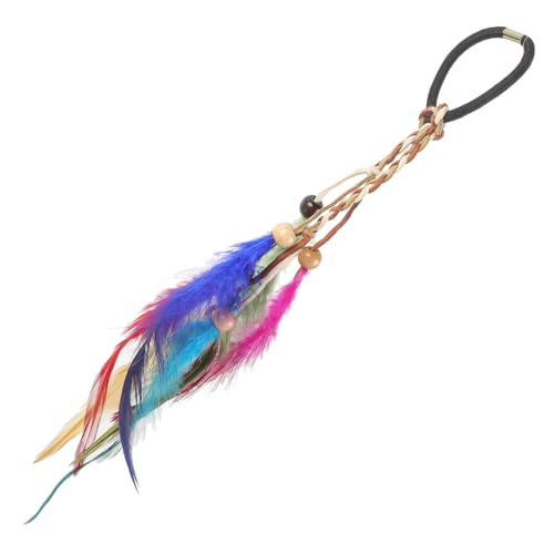 HONITANO Bohemian Plume Kopfschmuck Haarband Mit Federn Und Perlen Für Damen Kostümpartys Und Festivals Haarschmuck Rutschfest Und Stabil von HONITANO