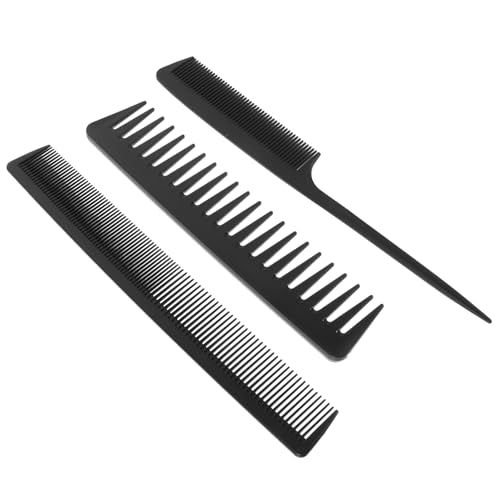 HONITANO Breites Kunststoff Haarkamm Antistatisch Leicht und Tragbar für Männer und Frauen Entwirrt Schonend Lockiges und Glattes Haar Langlebig und Vielseitig für Professionelles Styling von HONITANO