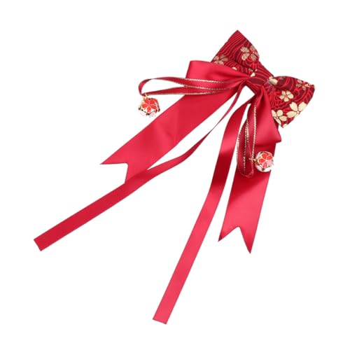 HONITANO Chinesischer Stil Haarschmuck Mädchen Haarclip Schleifenform Kopfstück für Festliche Anlässe Wie Neujahr mit Praktischem Design und Einfacher Handhabung von HONITANO