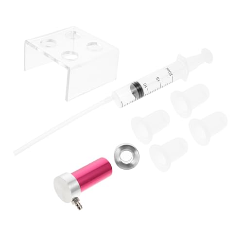 HONITANO DIY Lippenstift Form Aluminium Lippenbalsam Gießform mit Silikon Köpfen und Abzieher Langlebig Praktisch Leicht zu Reinigen für Selbstgemachte Kosmetik und Schminken Frauen von HONITANO