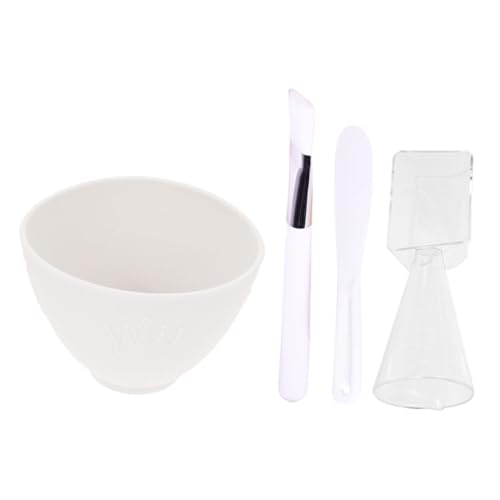 HONITANO DIY Silikon Gesichtsmaske Rührschüssel Teilig mit Pinsel Löffel Stab Praktische Beauty Zubehör für Einfache Maskenherstellung zu Hause Hautfreundlich und Geruchsfrei von HONITANO
