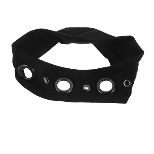HONITANO Elastisches Punk-stirnband mit Hohlo Dehnbares Gummiband Vintage Hollowout Design Stylisches Haarband Fu Frauen Geeignet Fu Musikfestivals Rock-events Disco und Alltag HONITANO Elastisches Punk-stirnband mit Hohlo Dehnbares Gummiband Vintage Hollowout Design Stylisches Haarband Fu Frauen Geeignet Fu Musikfestivals Rock-events Disco und Alltag von HONITANO