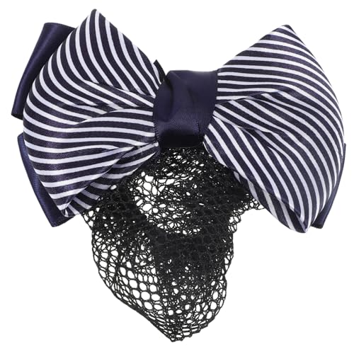 HONITANO Eleganter Haarnetz Dutt Clip mit Schleife Damen Haarnetz für Beruf und Alltag Klassisch Modisches Haarschmuck Metall für Stilvolle Hochsteckfrisuren von HONITANO