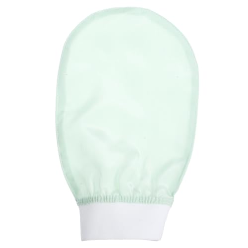 HONITANO Exfoliating Duschhandschuhe aus Rayon Peeling badetuch mit Glatter Oberfläche Sanfte Körperreinigung Hautschonend für Erfrischende Dusche und Glatte Hautpflege Grün von HONITANO