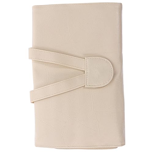 HONITANO Faltbare Makeup Pinsel Aufbewahrungstasche aus PU mit Fächern Kompakter Kosmetiktasche Organizer für Zuhause und Reise Stabiler Schminkpinselhalter für Ordentliche Make Up von HONITANO