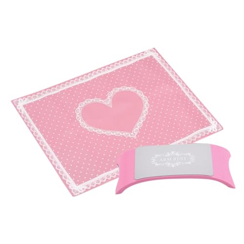 HONITANO Faltbares Silikon Handkissen Maniküre Kissen Waschbar Handauflage Komfortable Manicure Matte für Nagelkunst und Salon von HONITANO