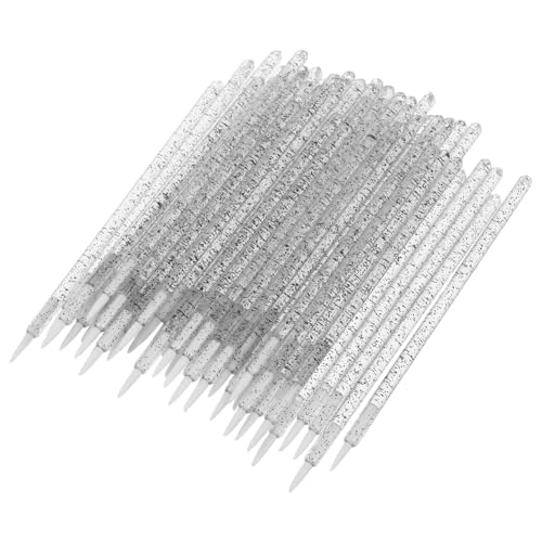 HONITANO Feiner Einweg Eyeliner Pinsel mit Farbigem Kristallgriff Präzise Augen Make Up Bürste für Lidstrich Lippenkontur und Schatten Detailierung Vielseitig für Augenbrauen und Wimpern von HONITANO