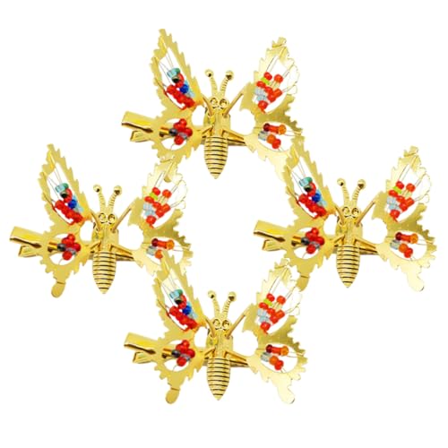 HONITANO Frühling Flutter Schmetterling Haarklammern Metall Haarnadeln Kreativer Haarschmuck für Mädchen und Frauen Leicht Dekorativ Federnde Haarspangen von HONITANO