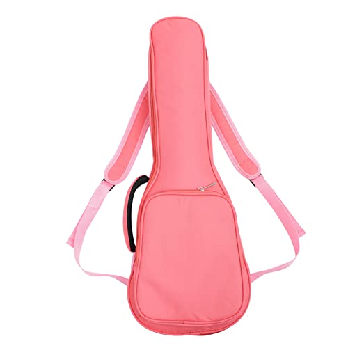 HONITANO Gepolsterte Dicke Canvas Ukulele Tasche Atmungsaktiv Verstellbarer Reißfest mit Reißverschluss für Sopran Ukulelen Tragbarer Organizer von HONITANO