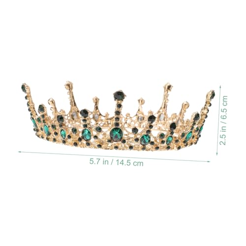 HONITANO Glitzernde Strass Krone Haarschmuck Hochzeit Braut Tiara für Frauen Mädchen Komfortabel Leicht Eleganter Hochzeits und Party Kopfschmuck Geeignet für Braut und Brautjungfern von HONITANO