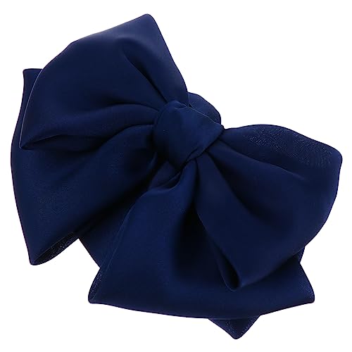 HONITANO Haarnetz mit Schleife Große Haarspange für Damen Eleganter Kopfschmuck Haaraccessoire für Formelle Anlässe mit Dutt Abdeckung von HONITANO