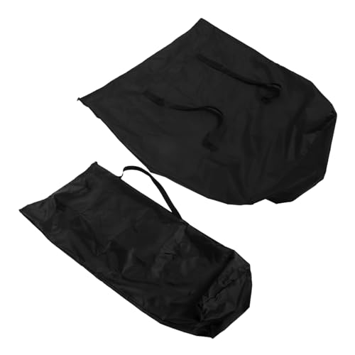 HONITANO Großer Kinderwagen Reisebeutel mit Doppel Schultergurt Wasserdichter Schwarzer Transport Rucksack für Zusammenklappbare Buggy Verstärktem Boden für Flugreisen und Familienausflüge von HONITANO