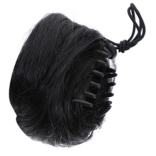 HONITANO Haarbrötchen Erweiterung mit Clip Gefälschtes Dutt Haarteil aus Hochtemperaturseide Lockiges Chignon für Damen Natürliche Farben Einfach zu Verwenden für Voluminöse Frisuren HONITANO Haarbrötchen Erweiterung mit Clip Gefälschtes Dutt Haarteil aus Hochtemperaturseide Lockiges Chignon für Damen Natürliche Farben Einfach zu Verwenden für Voluminöse Frisuren von HONITANO