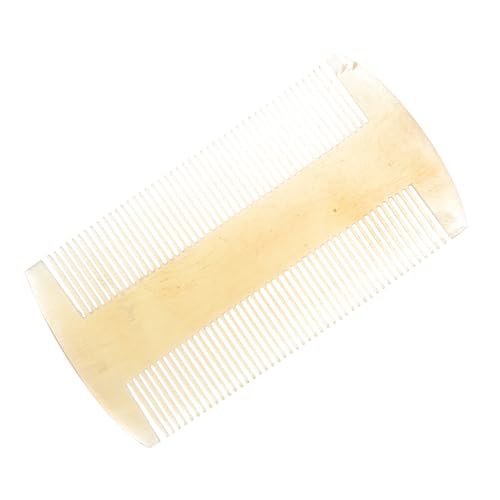 HONITANO Hornkamm Doppelseitig Für Haare Massagekamm Zur Kopfhautpflege Antistatischer Kamm Für Männer Und Frauen Kleiner Kamm Für Reisen Und Familie von HONITANO