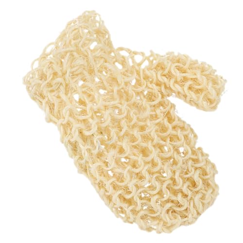 HONITANO Körperpeeling Waschlappen-körperpeeling Peeling-handschuhe Duschhandschuh Für Damen Badehandschuh Aus Sisalhanf Für Peeling-handschuh Handpeeling-handschuh Für Dusche von HONITANO